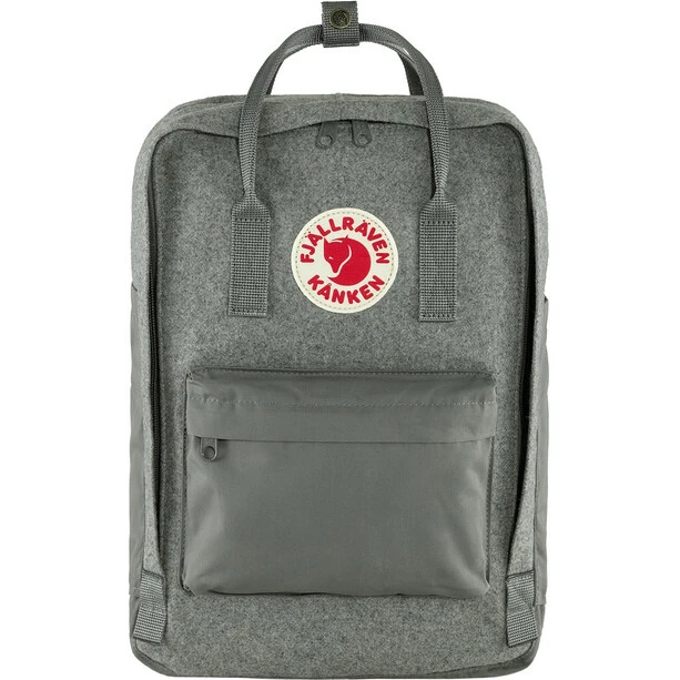 Fjällräven Kånken Re-Wool Laptop Backpack 15" granite grey 3 Fjällräven Kånken Re-Wool Laptop Backpack 15" granite grey