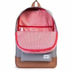 Herschel Heritage Backpack grey/tan -Travelling Backpacks Shop herschel heritage backpack unisex grey tan 4