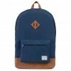Herschel Heritage Backpack navy/tan -Travelling Backpacks Shop herschel heritage backpack unisex navy tan 1