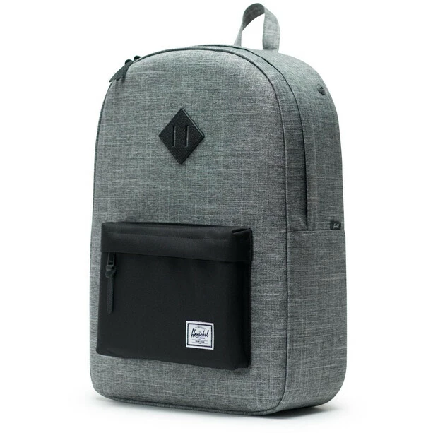 Herschel Heritage Backpack raven crosshatch/black 4 Herschel Heritage Backpack raven crosshatch/black - Image 2