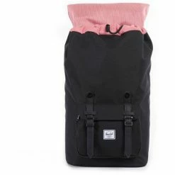 Herschel Little America Backpack 25l black/black -Travelling Backpacks Shop herschel little america backpack unisex black black 4