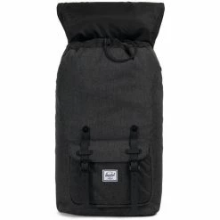 Herschel Little America Backpack 25l black crosshatch/black -Travelling Backpacks Shop herschel little america backpack unisex black crosshatch black 4