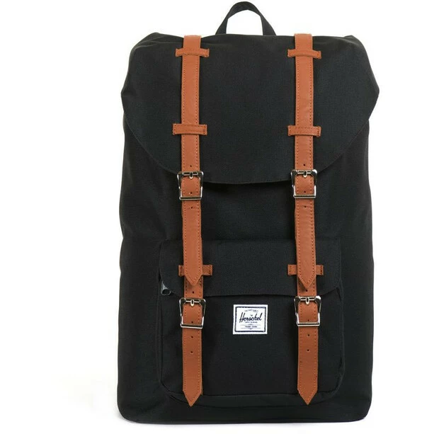 Herschel Little America Mid-Volume Backpack 17l black/tan 3 Herschel Little America Mid-Volume Backpack 17l black/tan