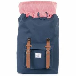 Herschel Little America Mid-Volume Backpack 17l navy/tan -Travelling Backpacks Shop herschel little america mid volume backpack navy tan 4