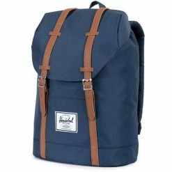 Herschel Retreat Backpack 19,5l navy/tan -Travelling Backpacks Shop herschel retreat backpack 195l unisex navy tan 3