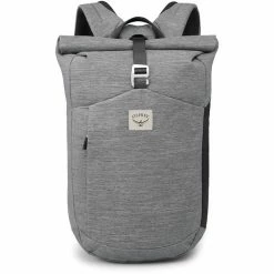 Osprey Arcane Roll Top Backpack medium grey heather -Travelling Backpacks Shop osprey arcane roll top backpack medium grey heather 4
