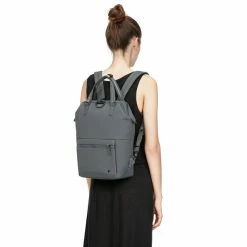 Pacsafe Citysafe CX ECONYL Mini Backpack 11l storm -Travelling Backpacks Shop pacsafe citysafe cx backpack mini econyl storm 3