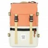 Topo Designs Rover Pack bone white/coral -Travelling Backpacks Shop topo designs rover pack bone white coral 1